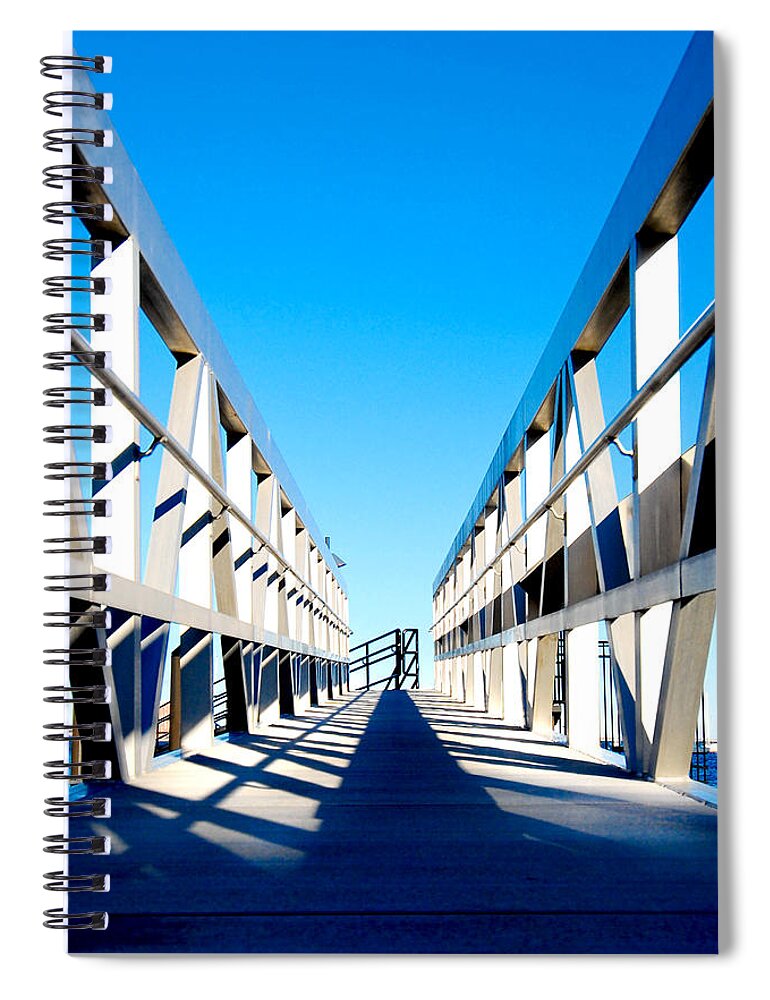 Boston Spiral Notebook featuring the photograph Walk Away by Greg Fortier