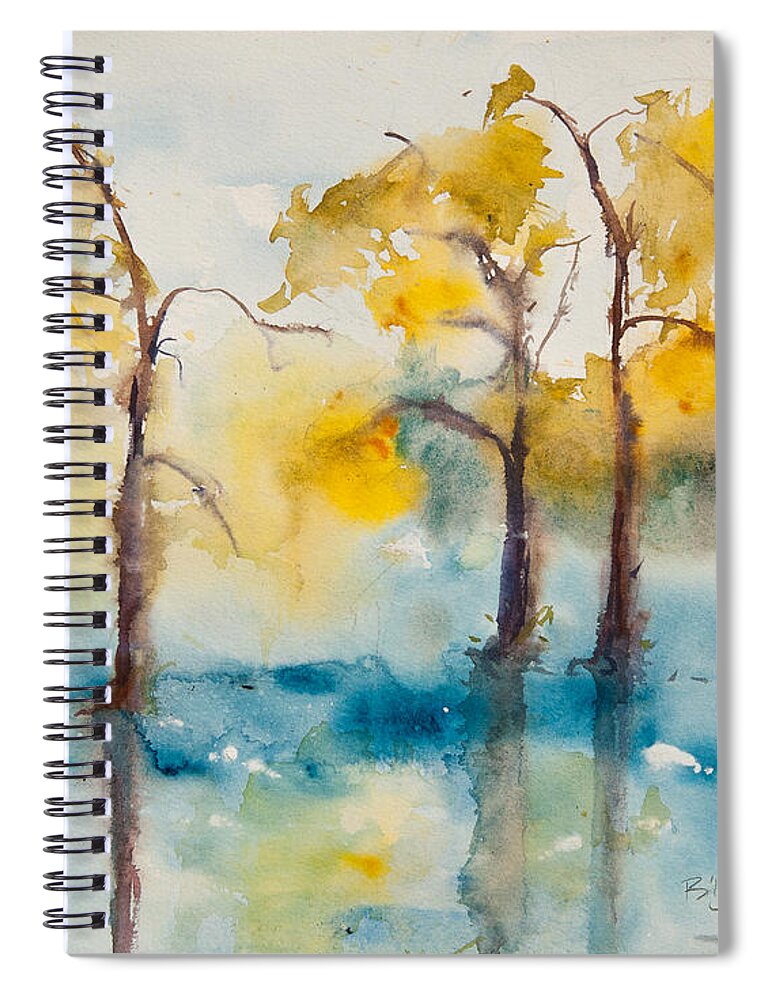 Mississippi Landscape Spiral Notebook featuring the painting Wall Doxey 1 by Bill Jackson