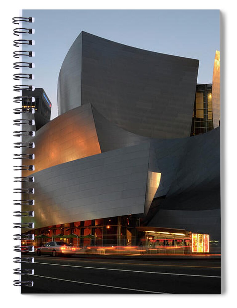 Bob Spiral Notebook featuring the photograph Walt Disney Concert Hall 21 by Bob Christopher