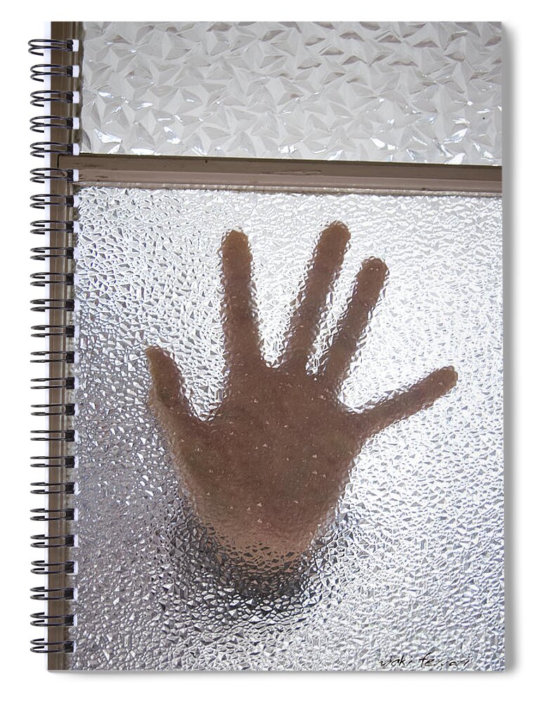 Hand Spiral Notebook featuring the photograph Warm Welcome by Vicki Ferrari