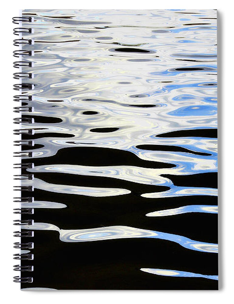 Water Spiral Notebook featuring the photograph Water Reflections 1 by Allen Beatty