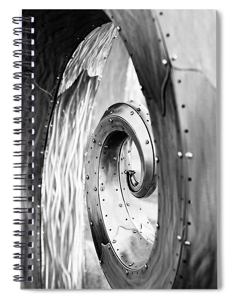 Seattle Spiral Notebook featuring the photograph Wave by Niels Nielsen