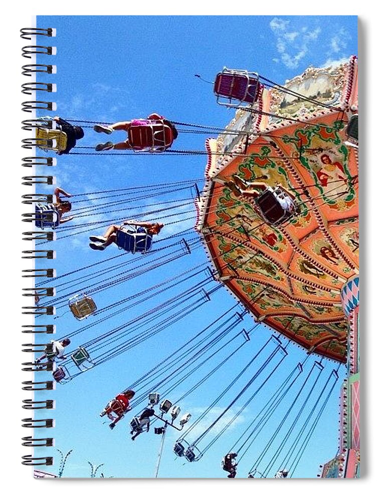 Sdfair Spiral Notebook featuring the photograph Weeeee by J Lopez