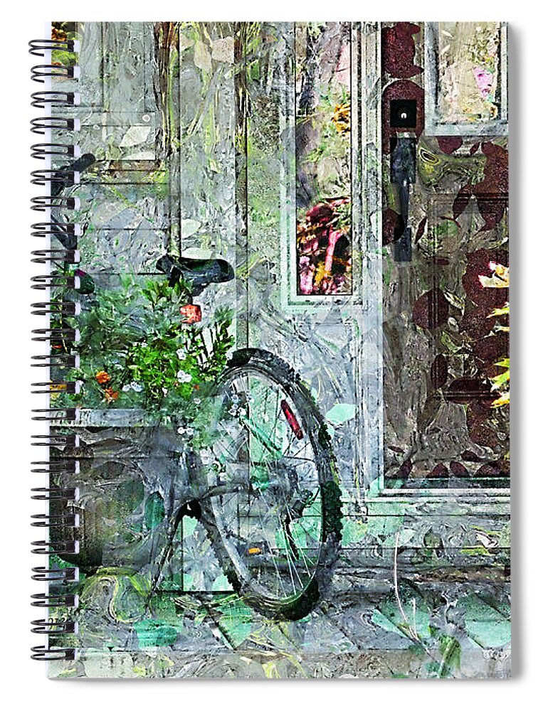 Nostalgic Spiral Notebook featuring the photograph Welcome Home by Claire Bull