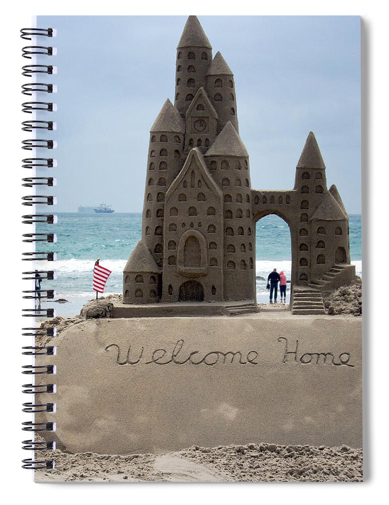 California Spiral Notebook featuring the photograph Welcome Home by Mary Lee Dereske