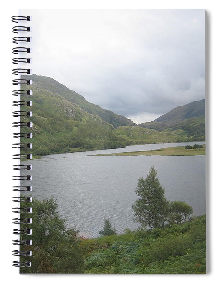Scottish Highlands Spiral Notebook featuring the photograph Welcome To The Highlands by Denise Railey