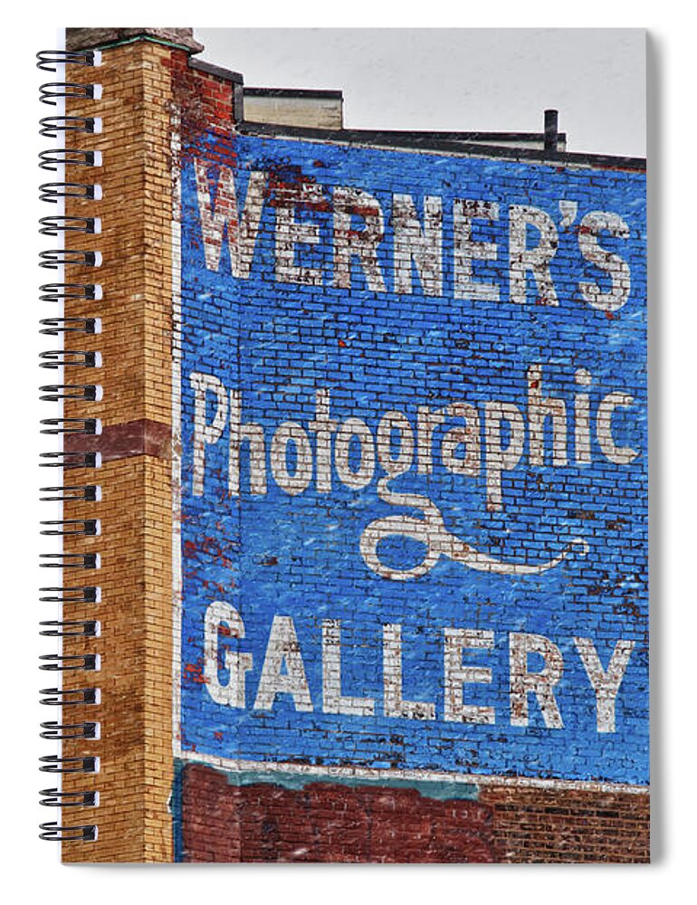 Architecture Spiral Notebook featuring the photograph 101-103 Genesee by Guy Whiteley