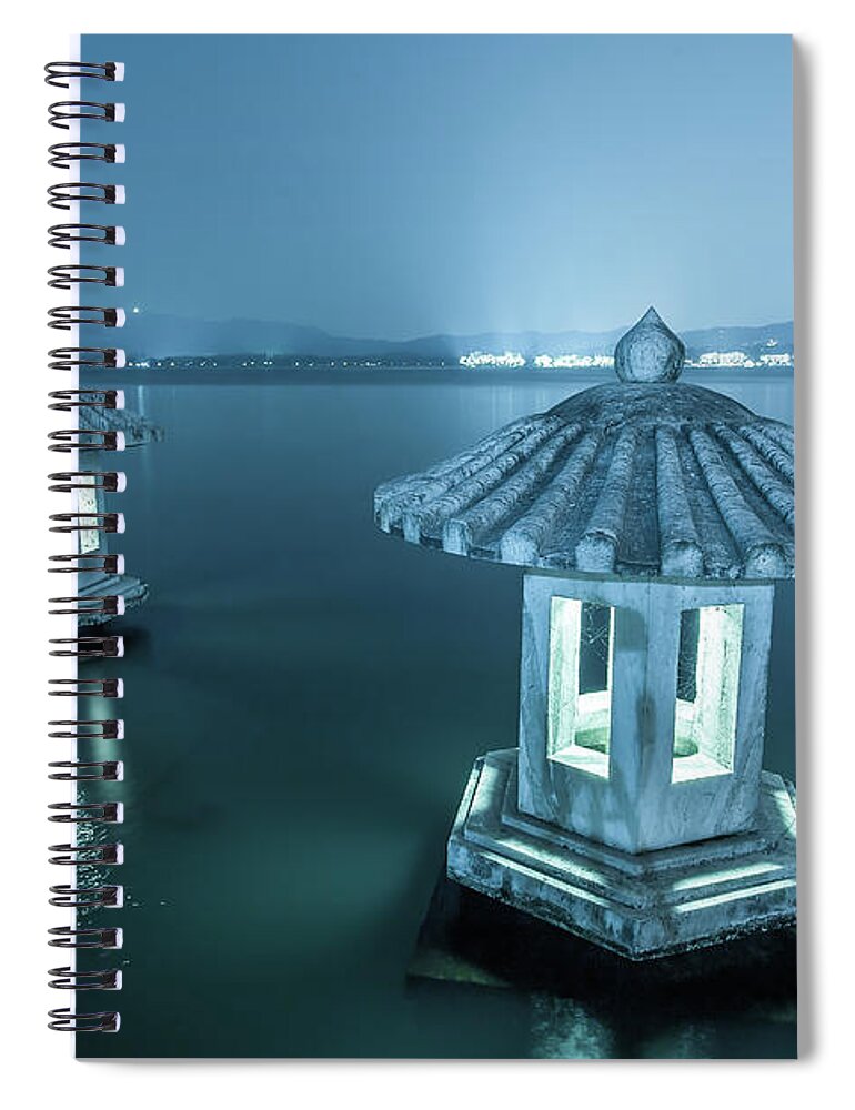Tranquility Spiral Notebook featuring the photograph West Lake In Hangzhou by Dukai Photographer