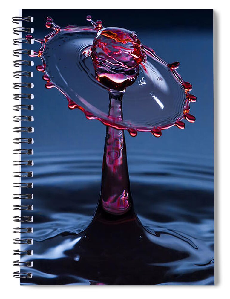 Water Spiral Notebook featuring the photograph Wheel of Confusion by Anthony Sacco