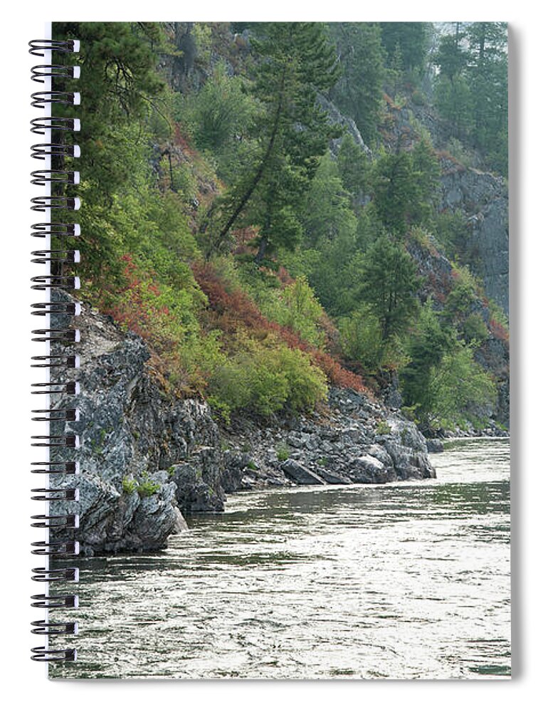 Scenics Spiral Notebook featuring the photograph Wide Green River Canyon by Stuart Mccall