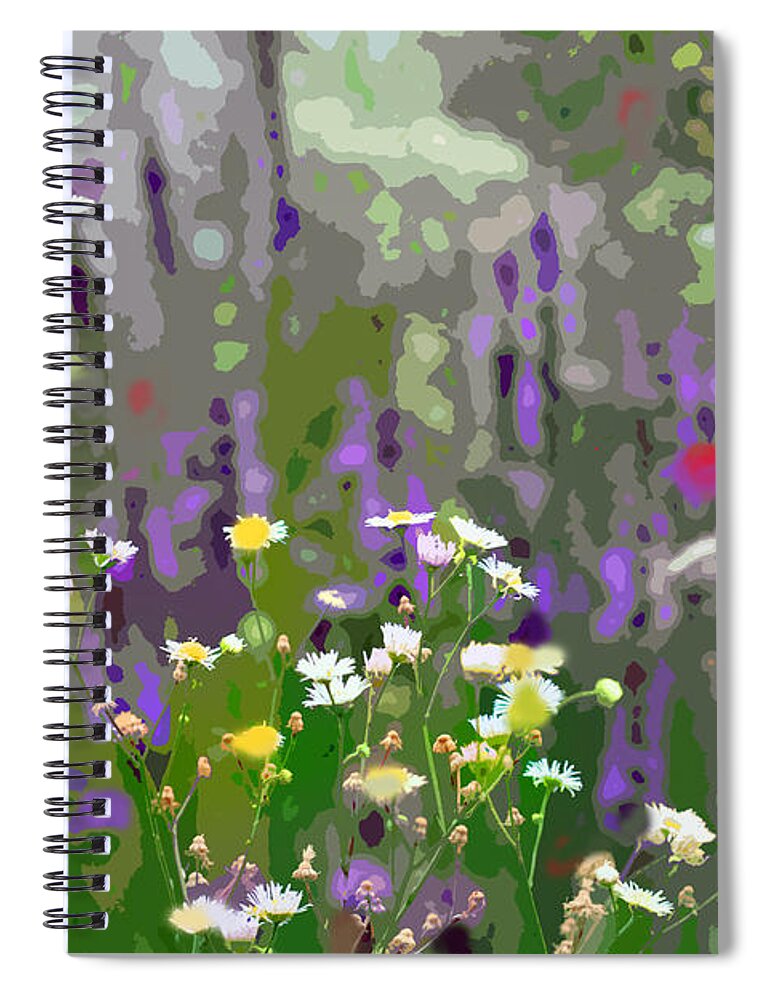 Wildflowers Spiral Notebook featuring the photograph Wildflowers by Jackson Pearson