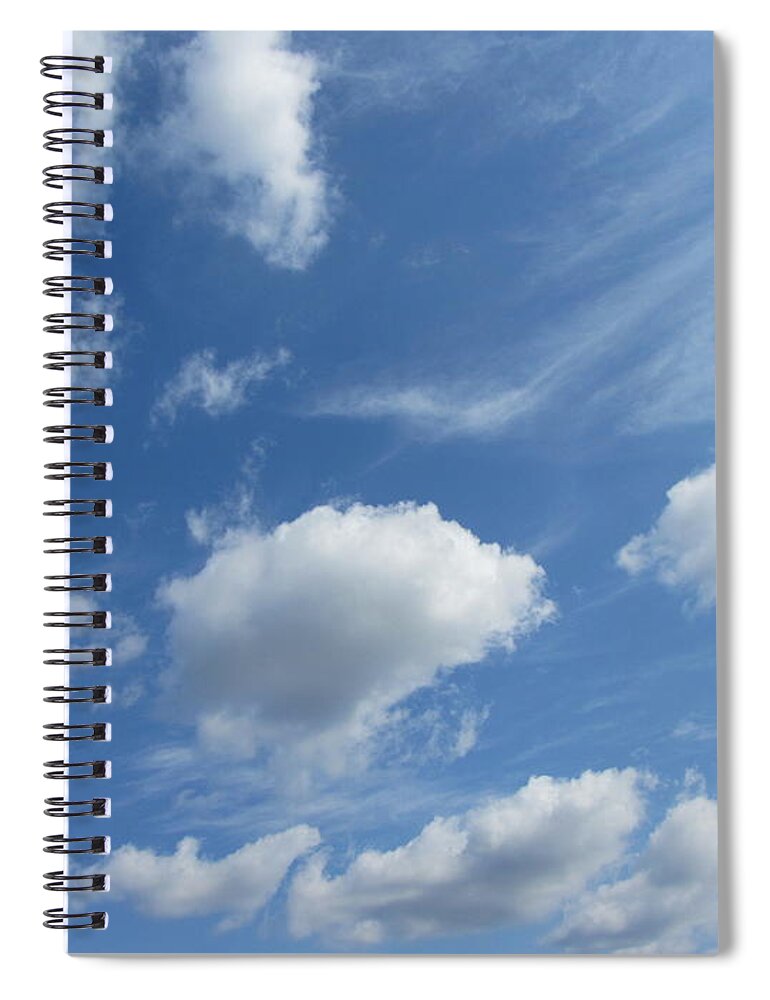Blue Spiral Notebook featuring the photograph Wind And Sky by Susan Carella