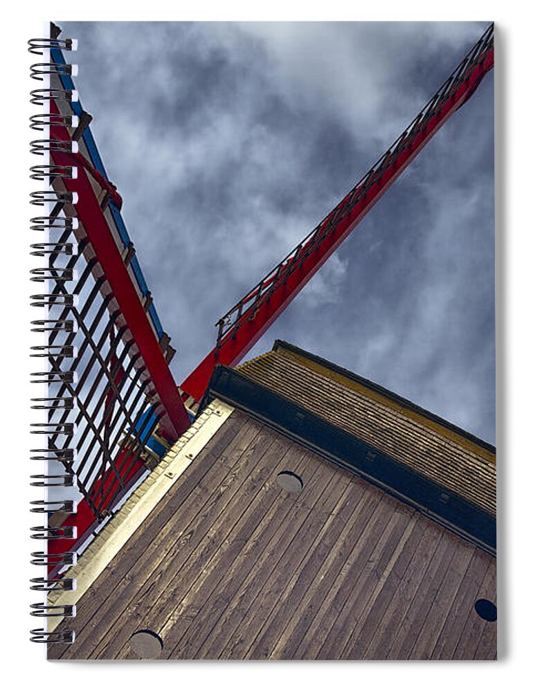 Joan Carroll Spiral Notebook featuring the photograph Wind Power by Joan Carroll