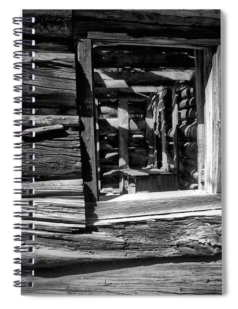 Photograph Spiral Notebook featuring the photograph Window to the Past by Richard Gehlbach