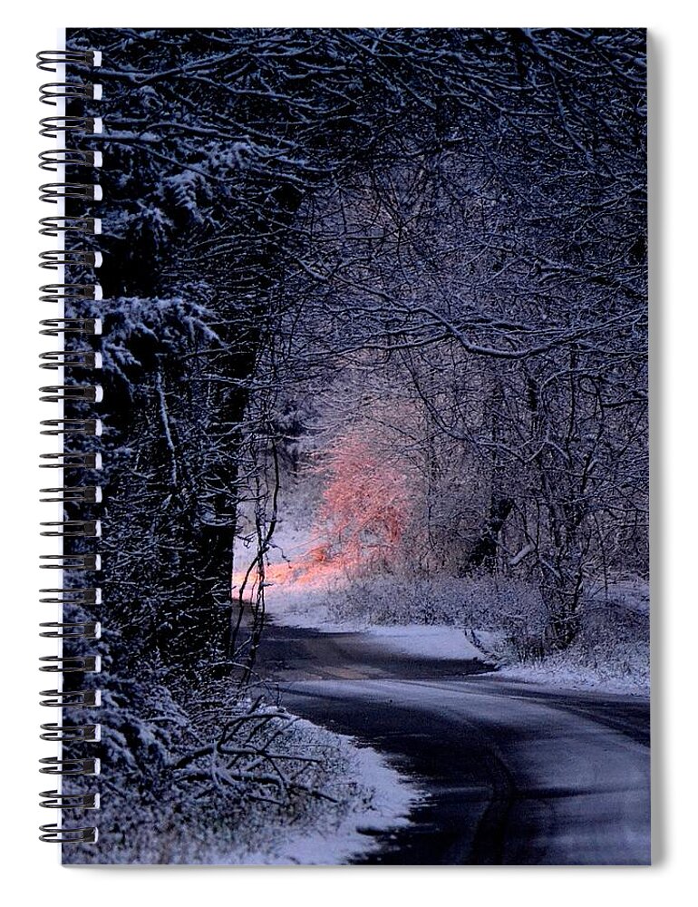 Christmas Spiral Notebook featuring the photograph Winter Wonderland by Deena Stoddard