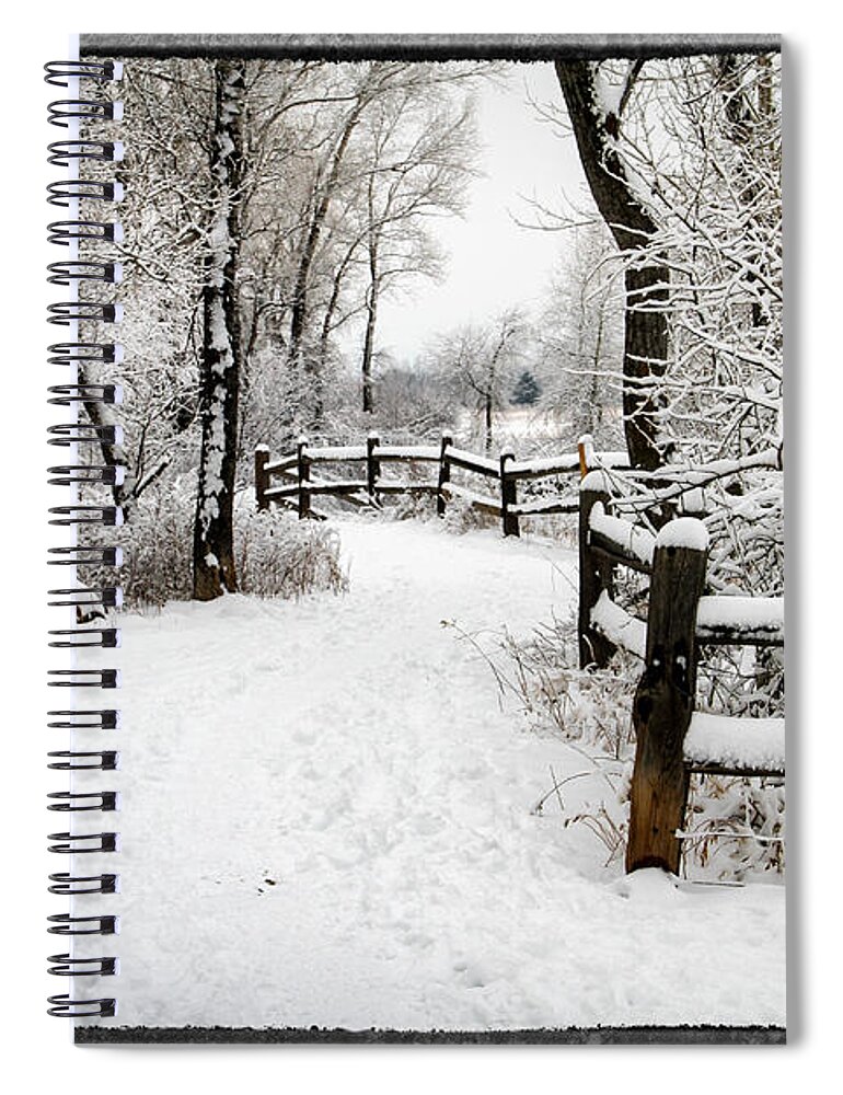 Winter Wonderland Spiral Notebook featuring the photograph Winter Wonderland by Juli Ellen