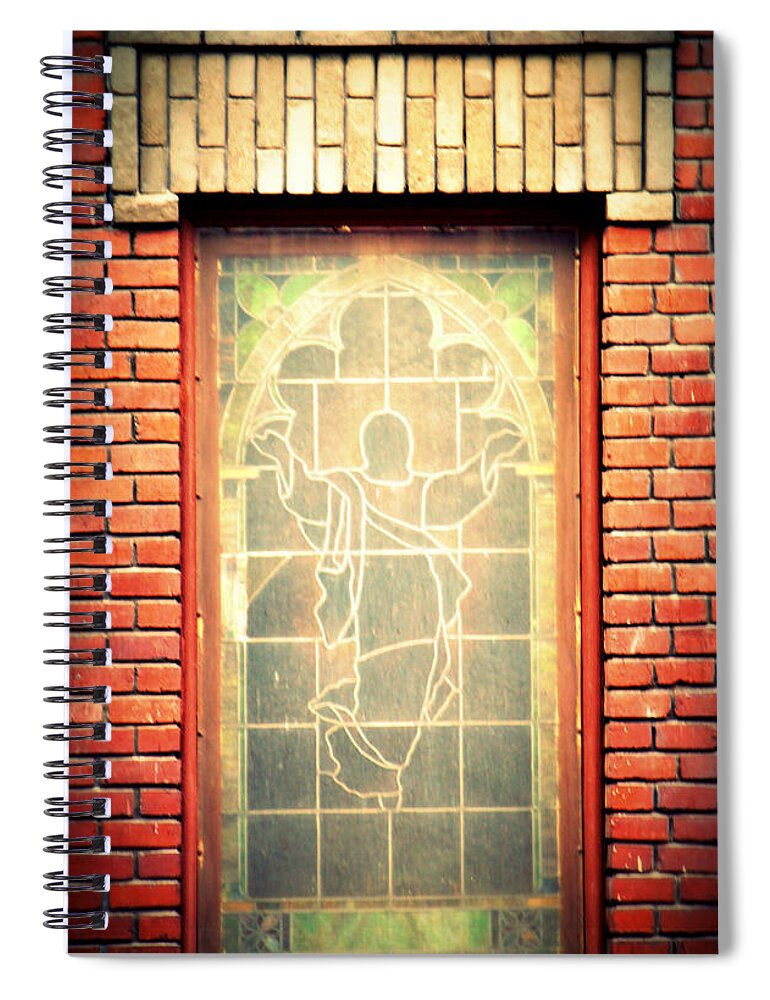 Church Spiral Notebook featuring the photograph With Open Arms by Melanie Lankford Photography