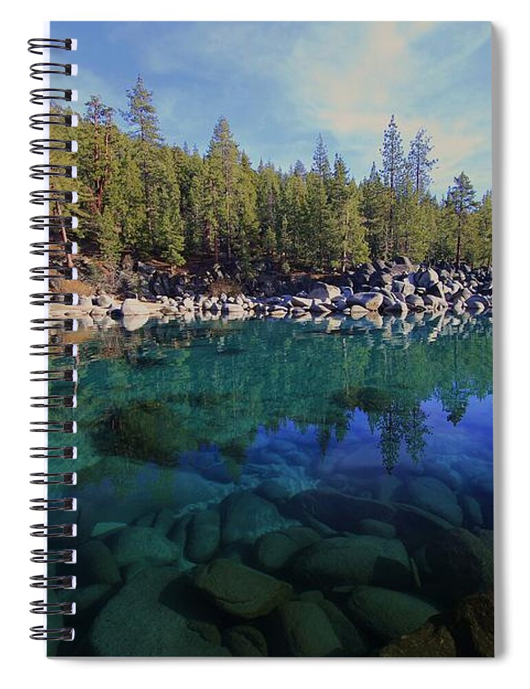 Lake Tahoe Spiral Notebook featuring the photograph Wondrous Waters by Sean Sarsfield