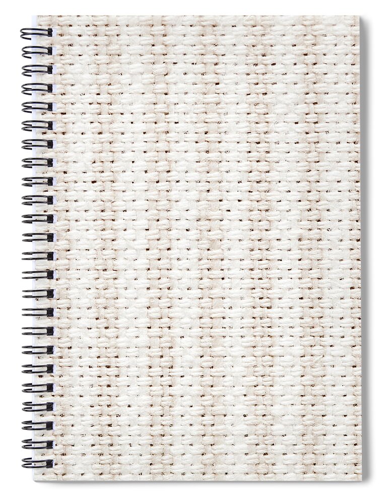 Art Spiral Notebook featuring the photograph Woven fabric by Tom Gowanlock