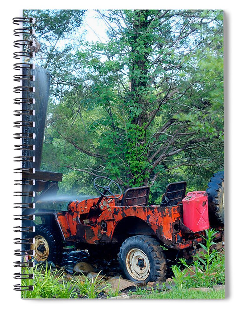 Lexington Spiral Notebook featuring the photograph Wrong Turn by Charles Hite