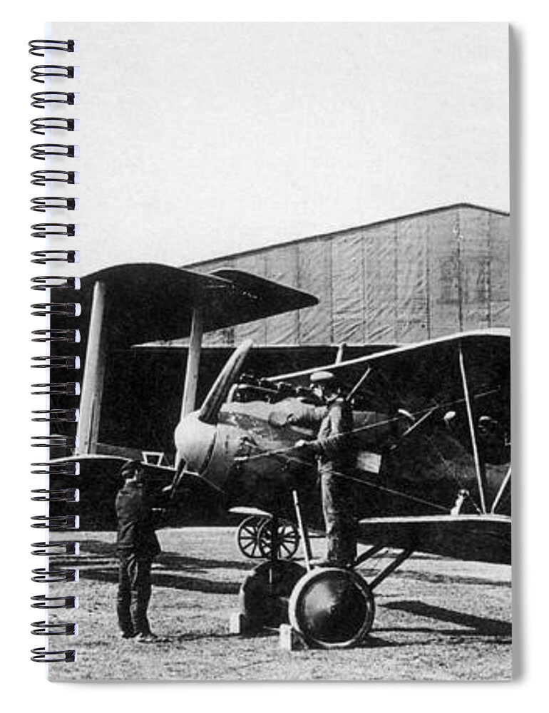 Technology Spiral Notebook featuring the photograph Wwi, Albatros With Gotha, German by Photo Researchers