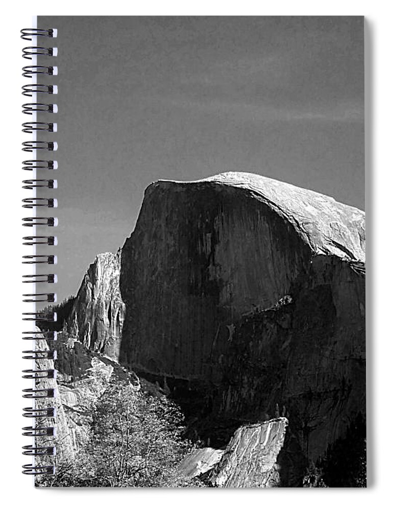 Yosemite Spiral Notebook featuring the photograph Yosemite - Half Dome by Richard Reeve