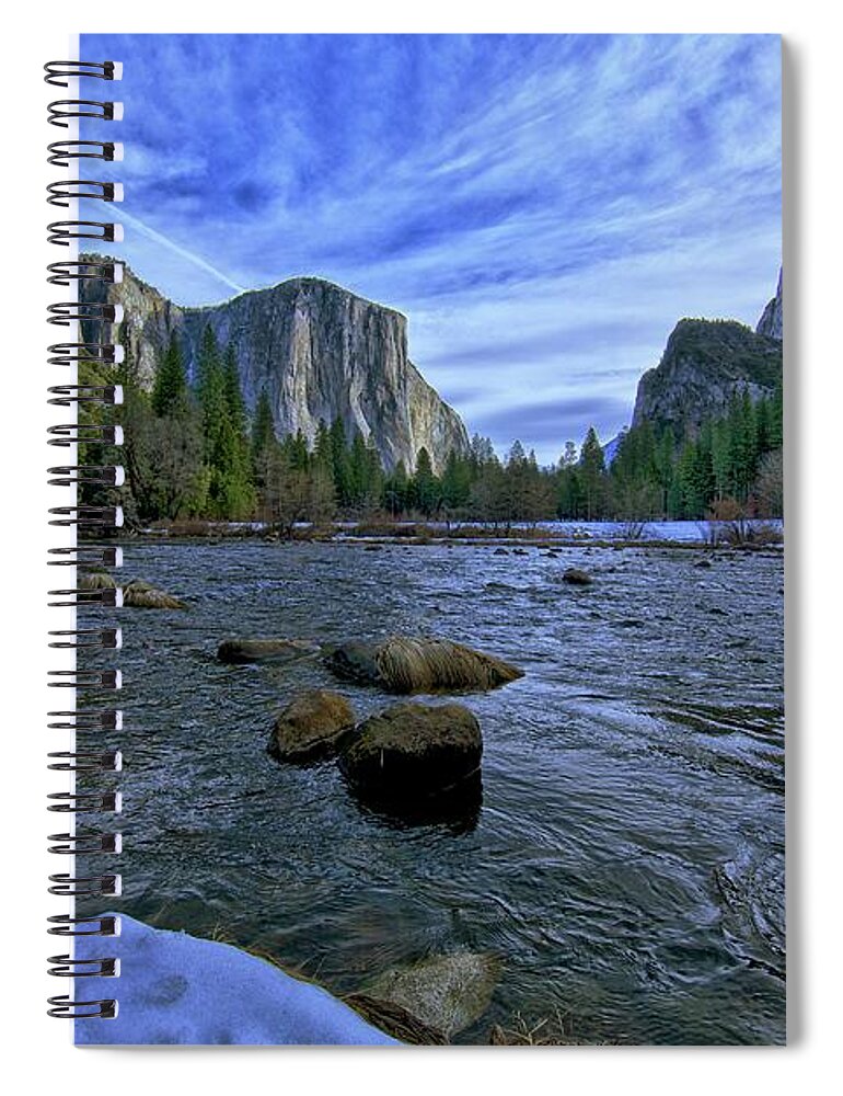Scenics Spiral Notebook featuring the photograph Yosemite National Park by Don Sullivan