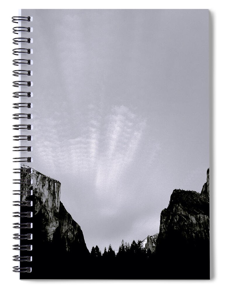 Yosemite Spiral Notebook featuring the photograph Yosemite National Park by Shaun Higson