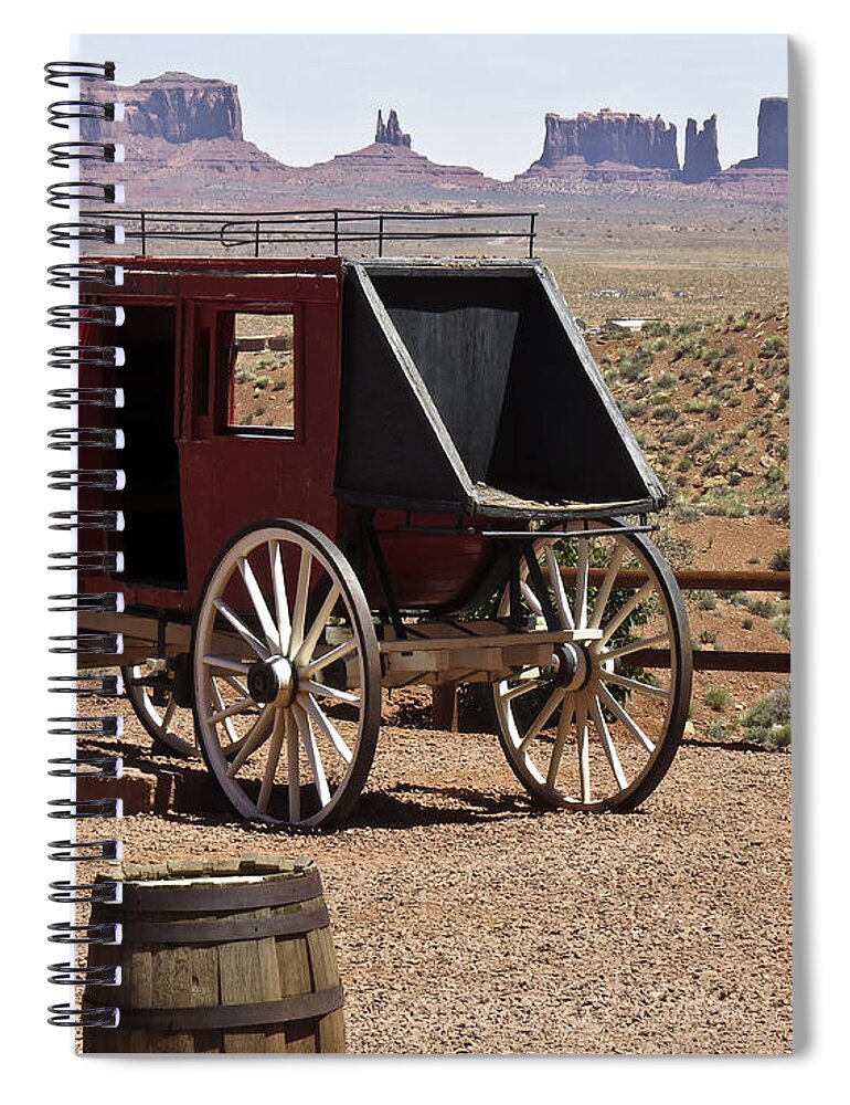 Arizona Spiral Notebook featuring the photograph Your Carriage Awaits by Kathy McClure