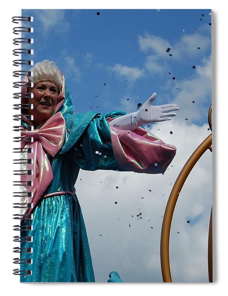 Fairy Godmother Spiral Notebook featuring the photograph Your Fairy Godmother by Rachel Kaufmann