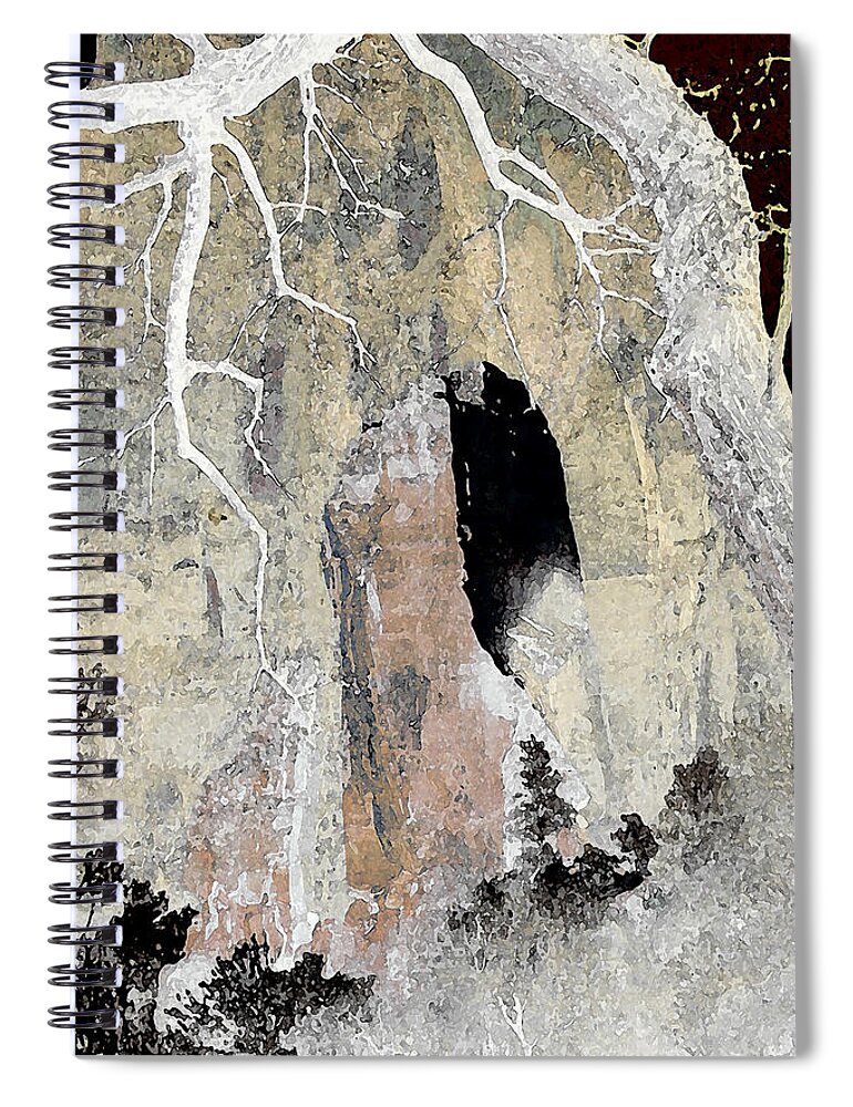 Digital Spiral Notebook featuring the digital art Zion Tea by David Hansen