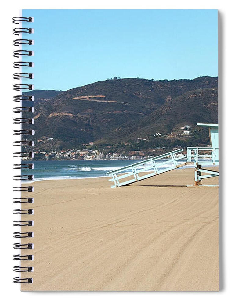 Southern California Spiral Notebook featuring the photograph Zuma Beach California by Mccaig