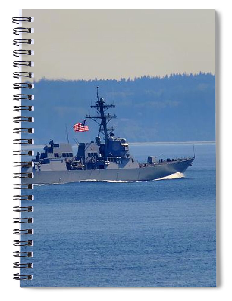 American Spiral Notebook featuring the photograph American Pride #2 by Tap On Photo