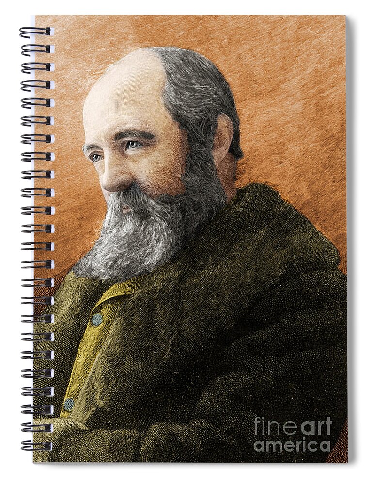History Spiral Notebook featuring the photograph Frederick Olmsted, American Landscape #1 by Science Source