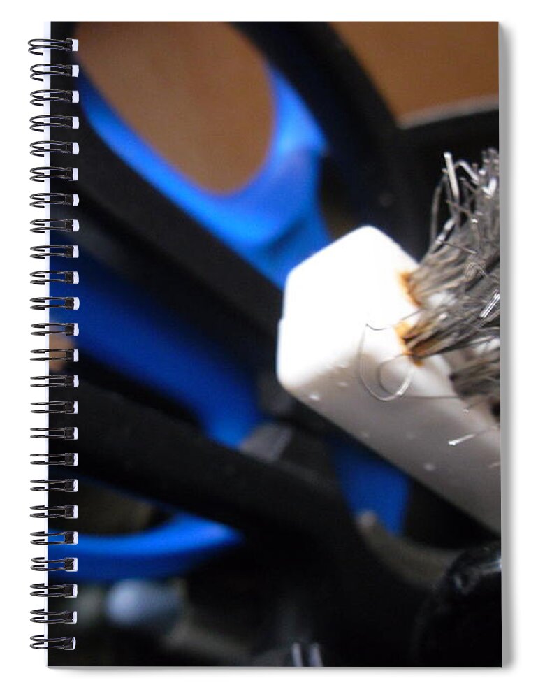  Spiral Notebook featuring the photograph My room up close 16 #2 by Myron Belfast