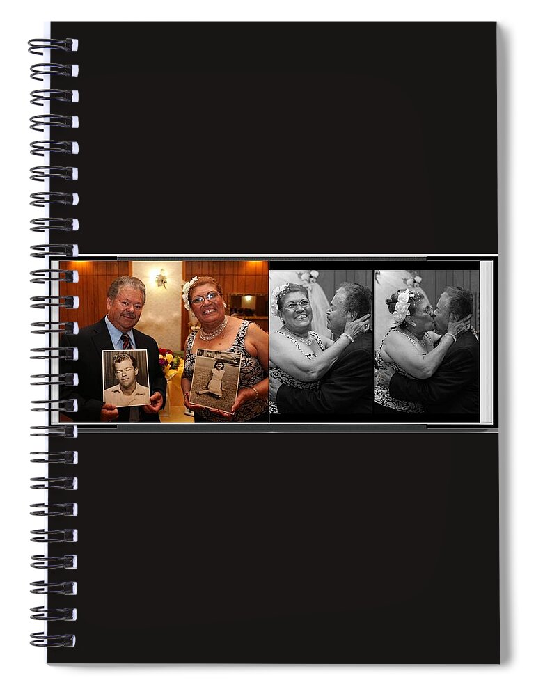 Ortiz 50th Anniversary Dinner Event Spiral Notebook featuring the photograph Ortiz 50th Anniversary Dinner Event #16 by Lee Dos Santos
