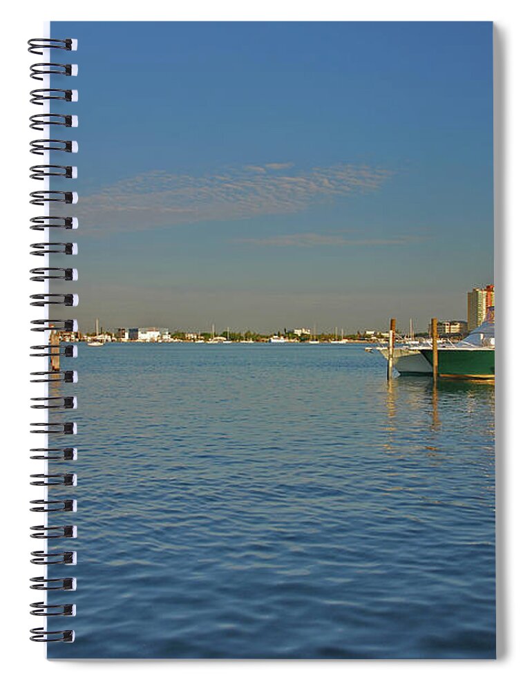 Sailfish Marina Spiral Notebook featuring the photograph 18- Jaws by Joseph Keane