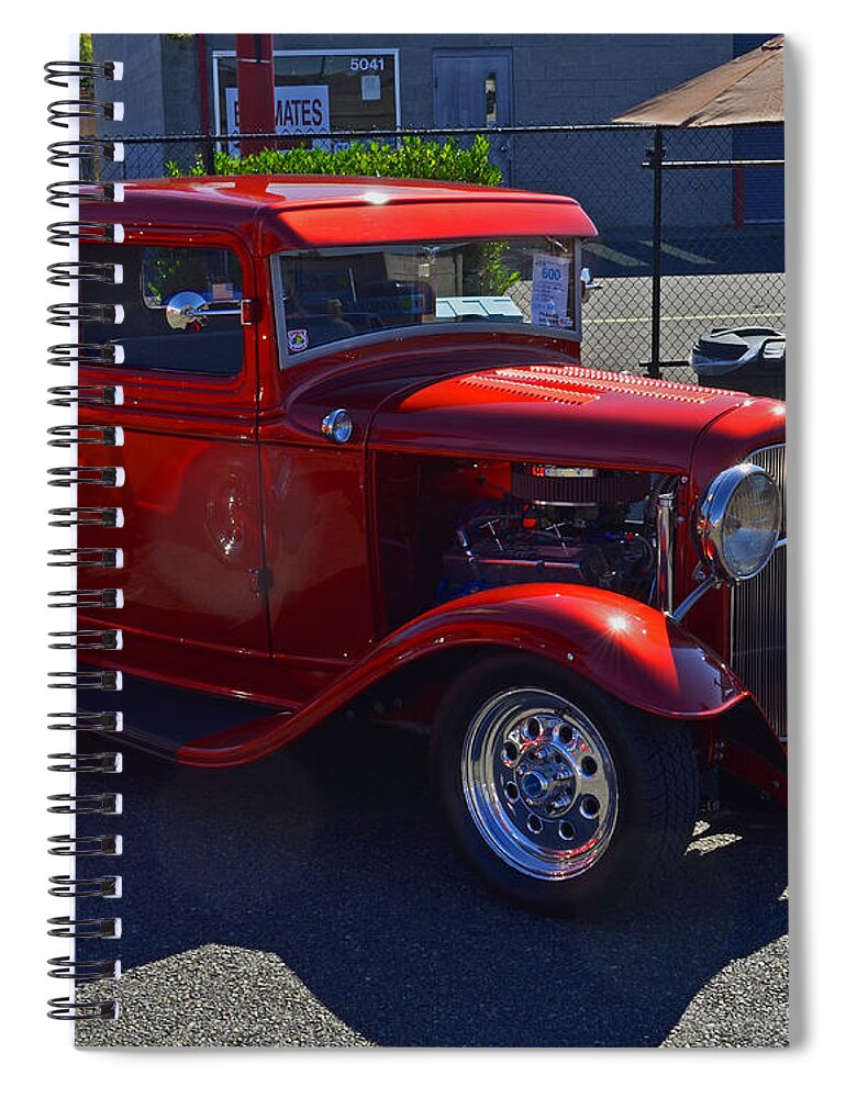 1932 Spiral Notebook featuring the photograph 1932 Ford Pick Up by Tikvah's Hope