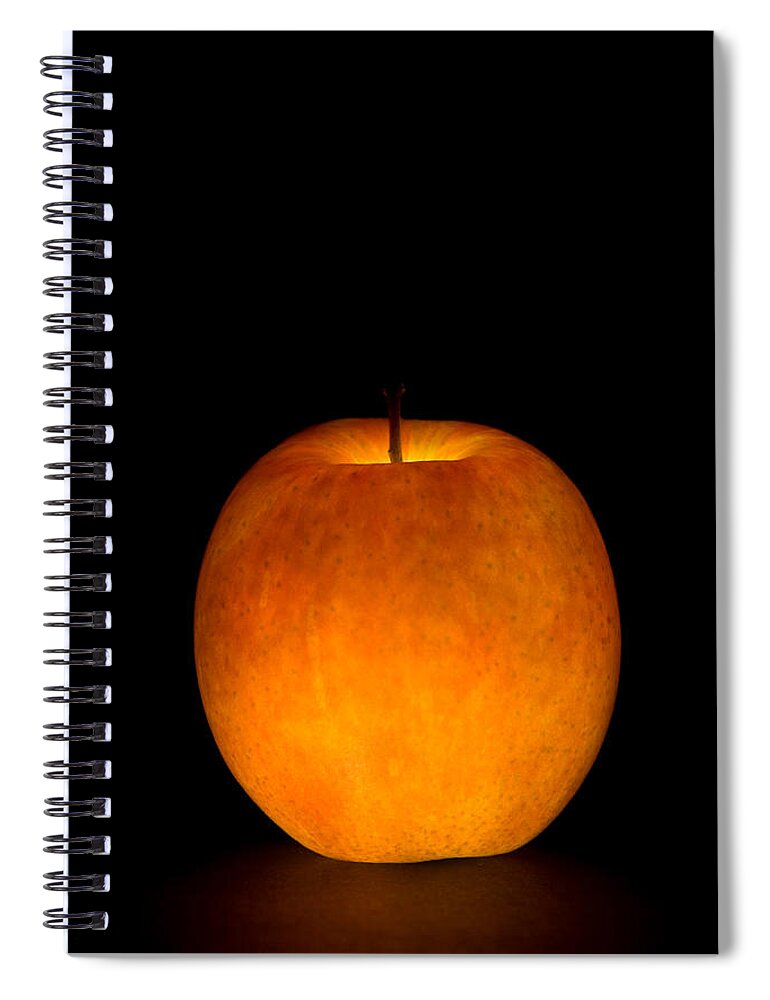 Apple Spiral Notebook featuring the photograph Apple #2 by Michael Dorn