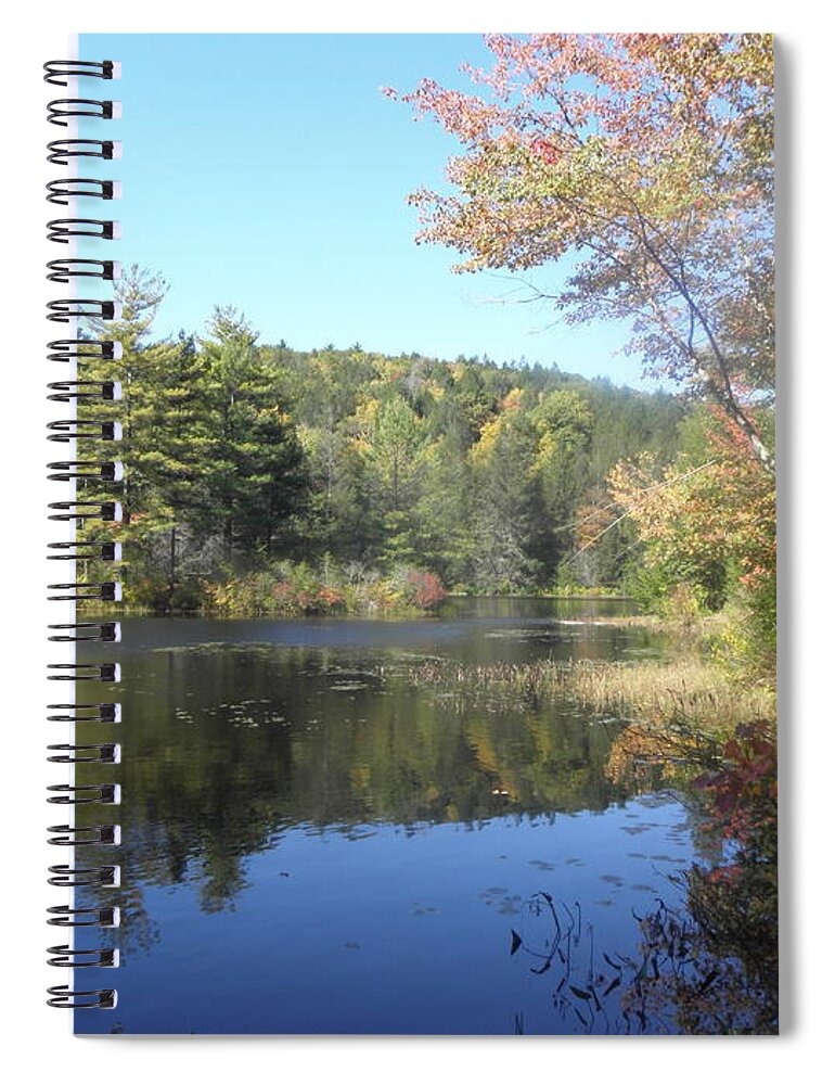 Fall Spiral Notebook featuring the photograph Fall in New England #2 by Kim Galluzzo