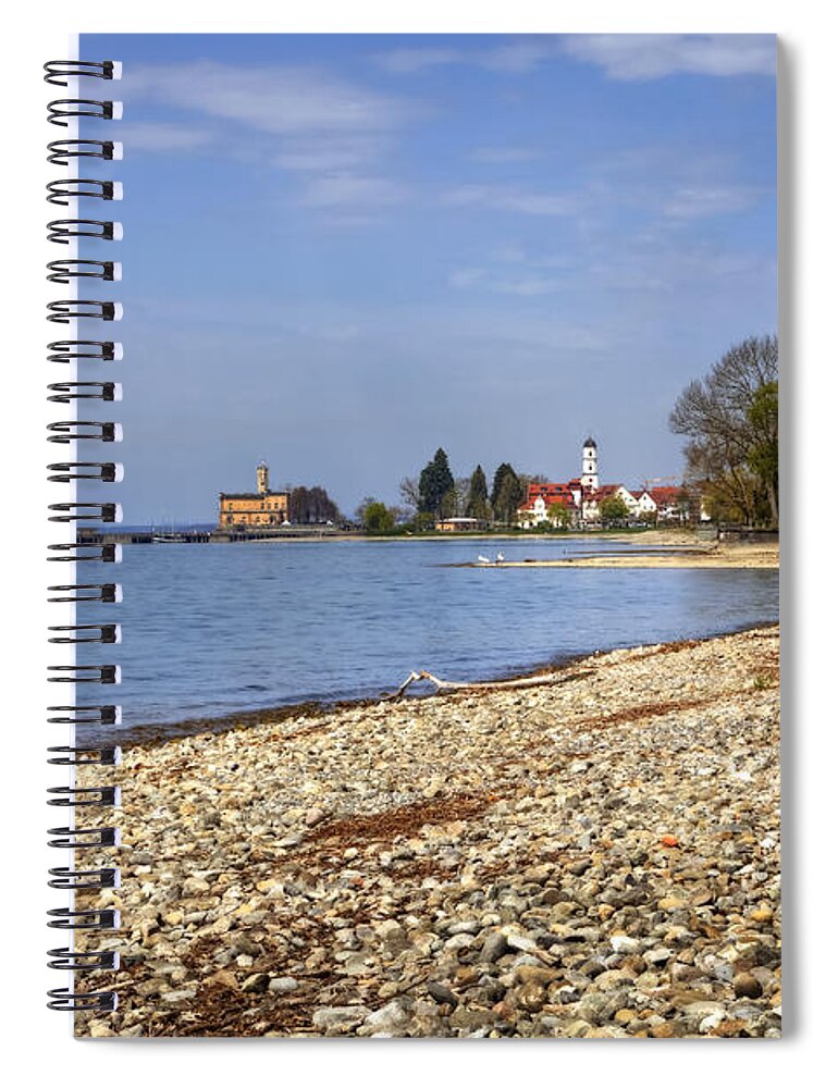 Montfort Castle Spiral Notebook featuring the photograph Langenargen #2 by Joana Kruse