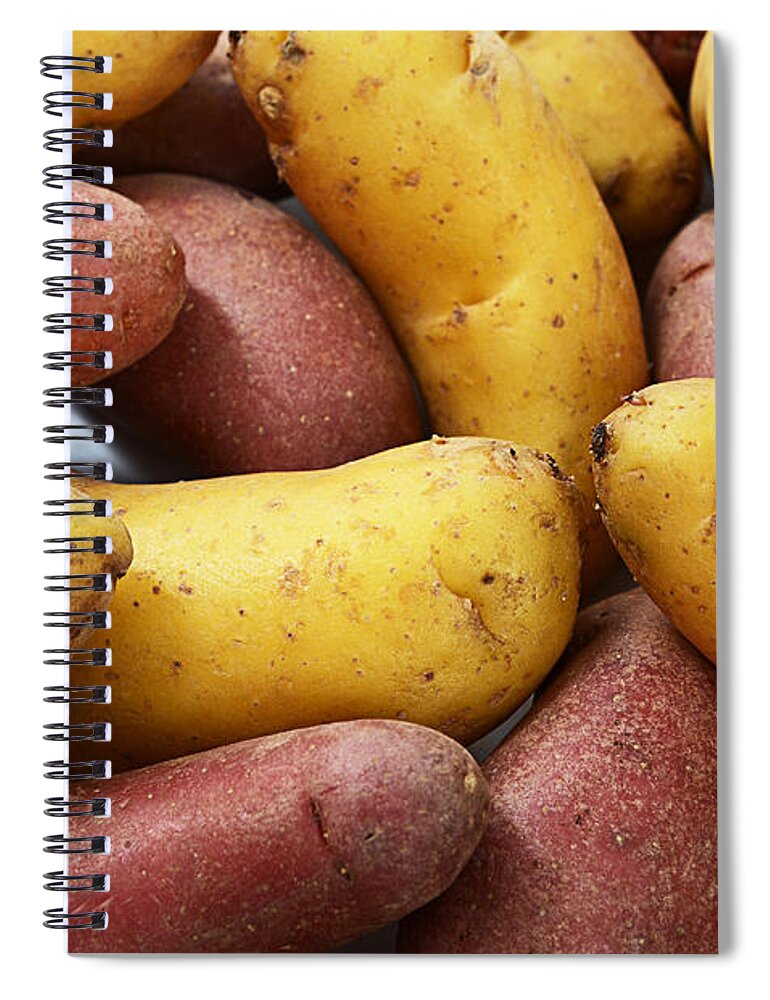 Carb Spiral Notebook featuring the photograph Potato #2 by Photo Researchers, Inc.