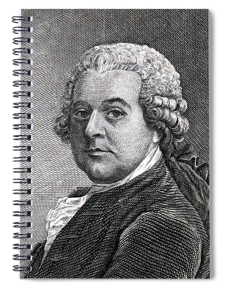president John Adams Spiral Notebook featuring the photograph President John Adams #2 by International Images