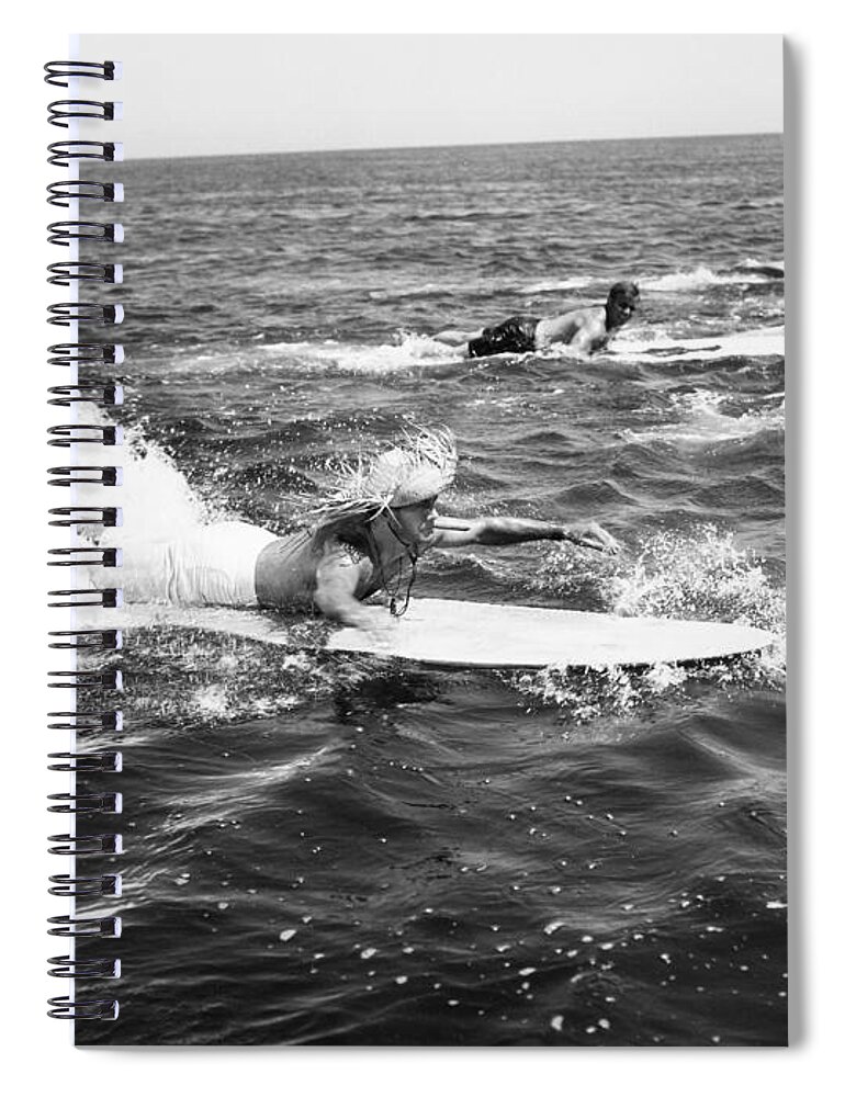 -beaches- Spiral Notebook featuring the photograph Silent Still: Beach #2 by Granger