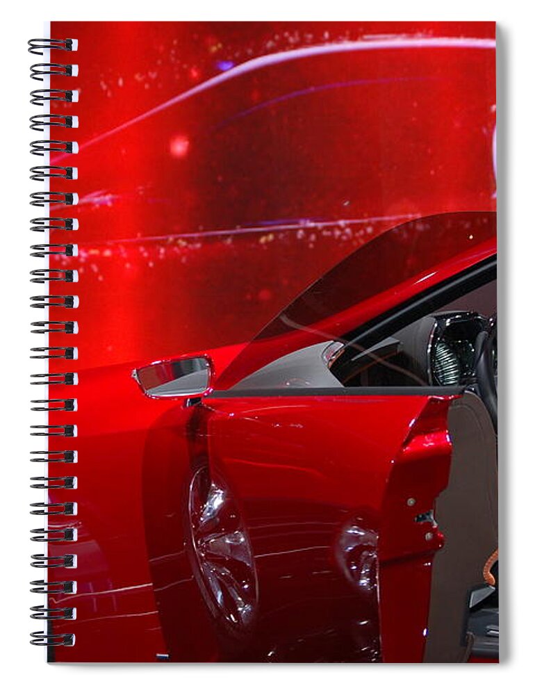 2013 Lexus Lf-lc Spiral Notebook featuring the photograph 2013 Lexus L F - L C by Randy J Heath