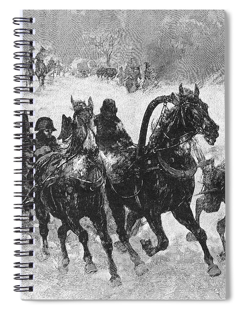 1812 Spiral Notebook featuring the photograph Napoleon I (1769-1821) #23 by Granger