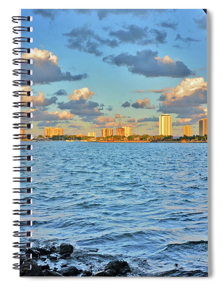 Blue Heron Bridge Spiral Notebook featuring the photograph 28- Bridges by Joseph Keane