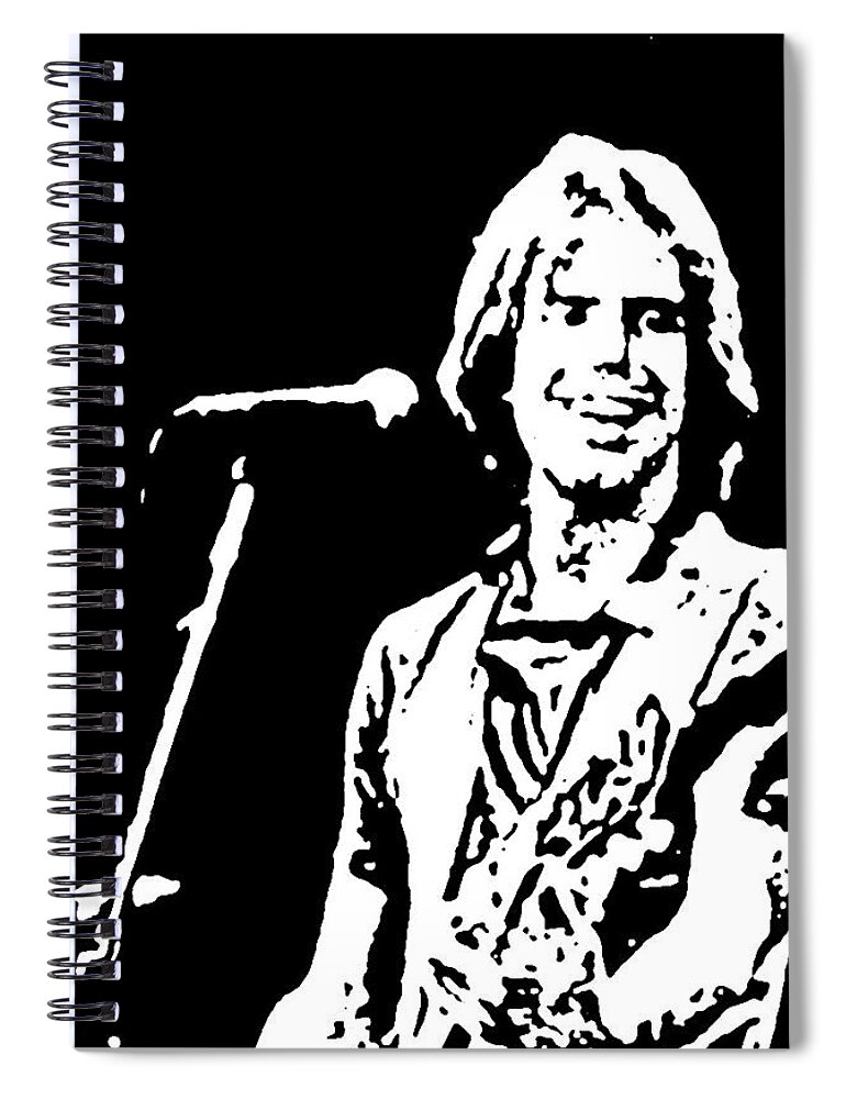 Bob Weir Weir Spiral Notebook featuring the photograph Bob Weir #3 by Susan Carella