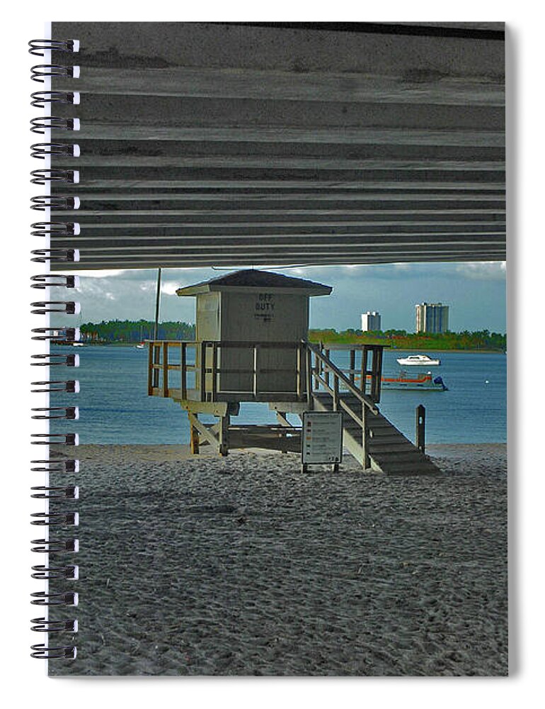  Spiral Notebook featuring the photograph 32- Off-Duty by Joseph Keane