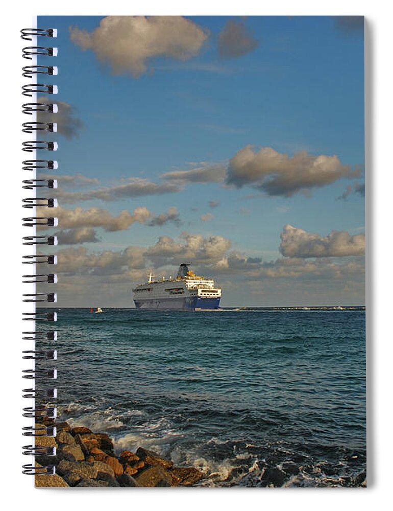 Bahamas Celebration Spiral Notebook featuring the photograph 38- Bon Voyage by Joseph Keane